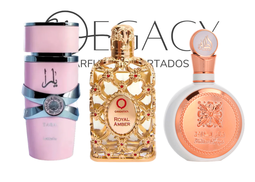 PROMOÇÃO COMPRE 1 LEVE 3 - Lattafa Yara, Lattafa Fakhar e Royal Amber - Pré Esquenta Black Friday! 🔥 - 100ml Cada