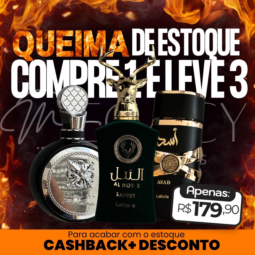 COMPRE 1 LEVE 3 - Lattafa Fakhar, AL Noble Ameer e Assad Lattafa - Queima de Estoque - 100ml Cada